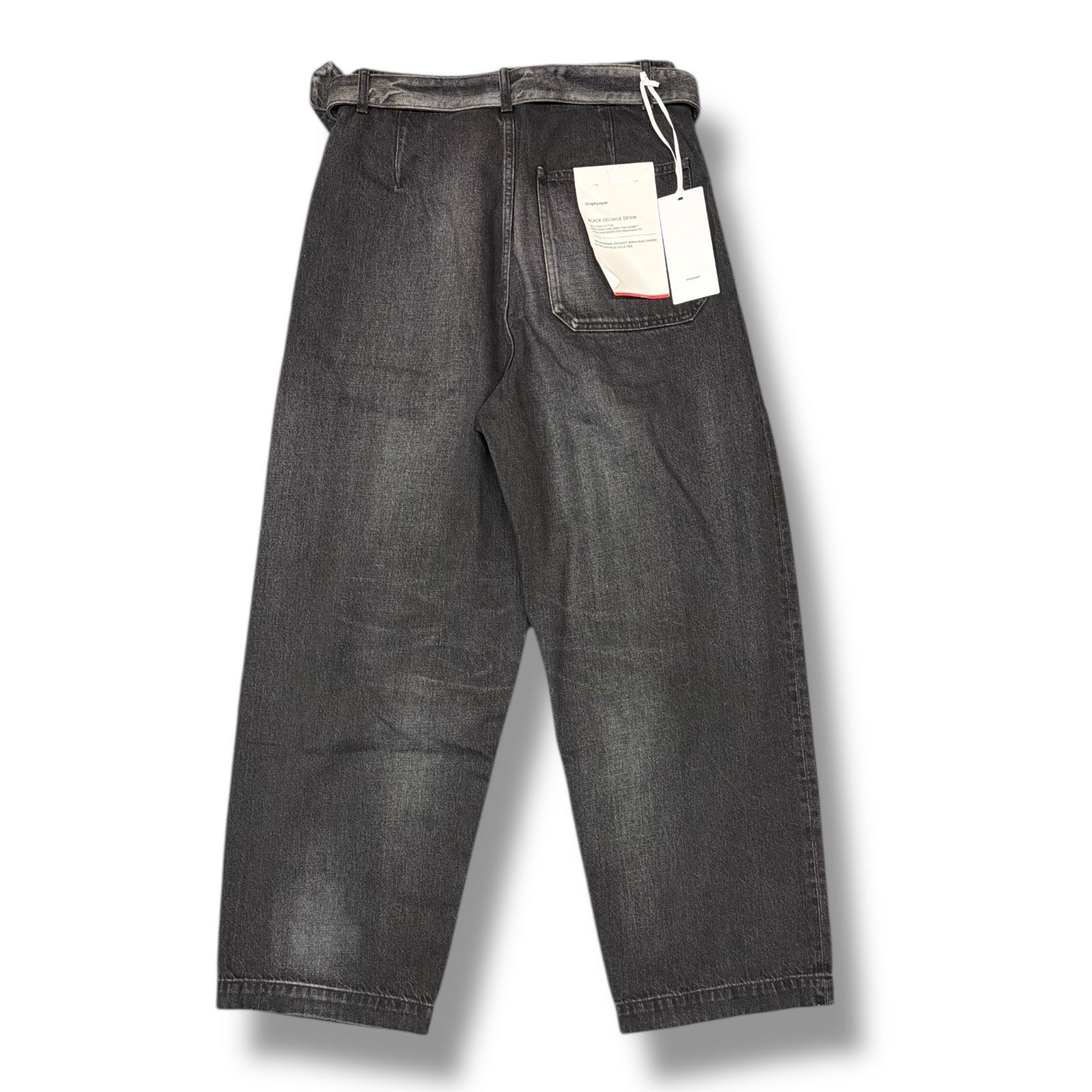 参考上代37400円 未使用品 Graphpaper 25SS Selvage Denim Belted