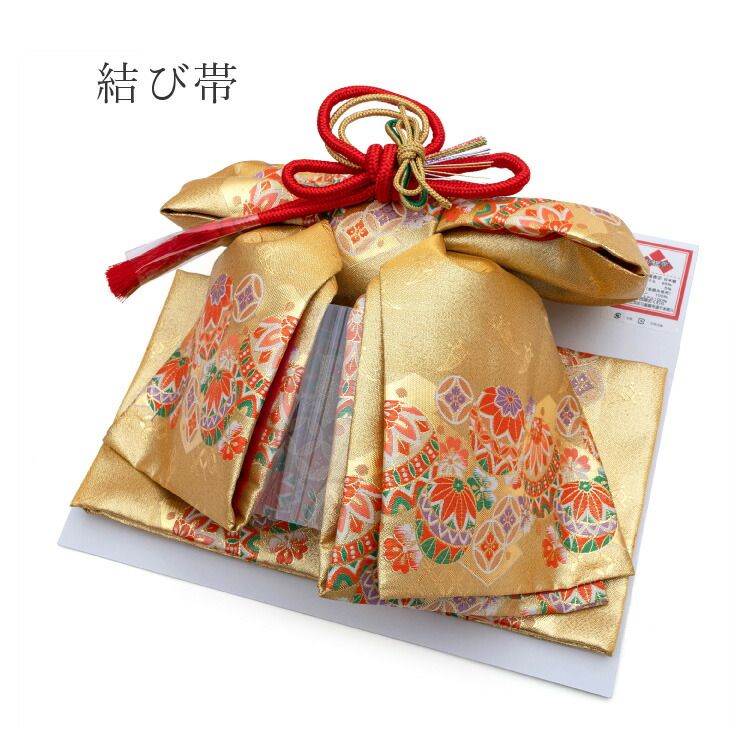  七五三 はこせこ 帯 ペアセット 大 金 ゴールド 753 7歳 7才 はこせこセット 女の子 筥迫セット 草履21 cm 結び帯 hakosekopair-00009 結び帯 着物 浴衣 和小物
