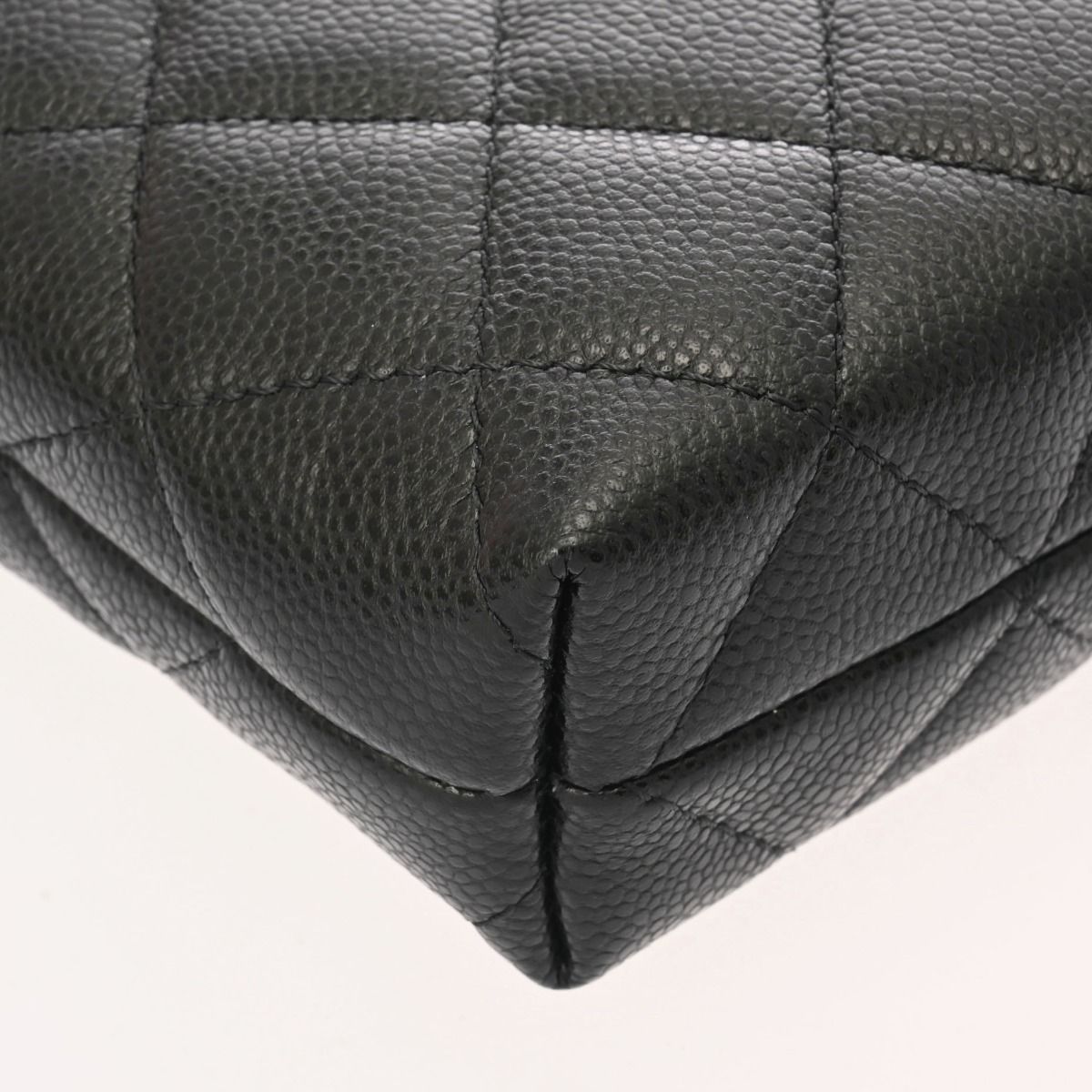 CHANEL シャネル マトラッセ クラシック チェーンクラッチ ショルダーバッグ ショルダーバッグ AP4423 レディース キャビアスキン ブラック/ゴールド金具 【中古】 栄】シャネル クラシックチェーンクラッチ マトラッセ ショルダー