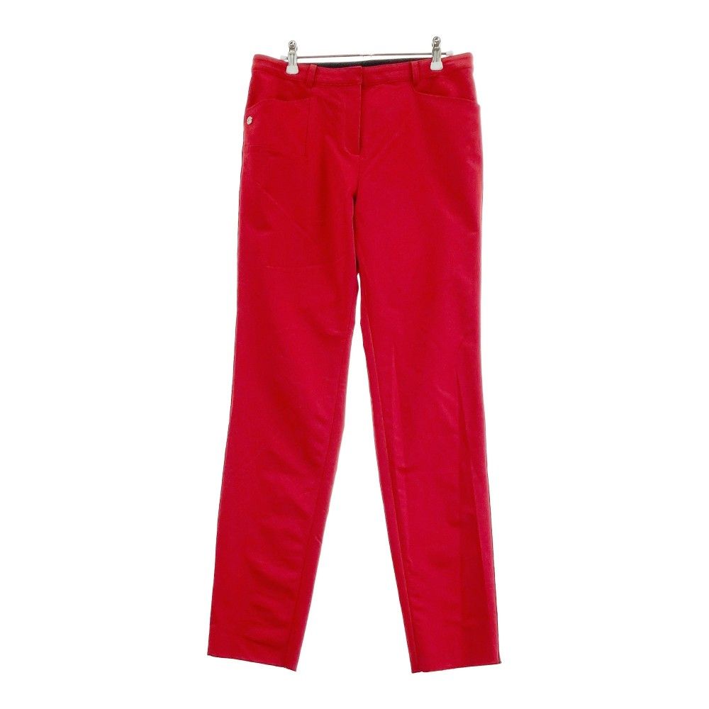 サイズ 42 LANVIN SPORT ランバン スポール ロングパンツ レッド系 240101523382 ゴルフウェア レディース ストスト