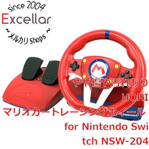 bn:11] HORI マリオカートレーシングホイール for Nintendo Switch NSW-204 元箱あり - メルカリ