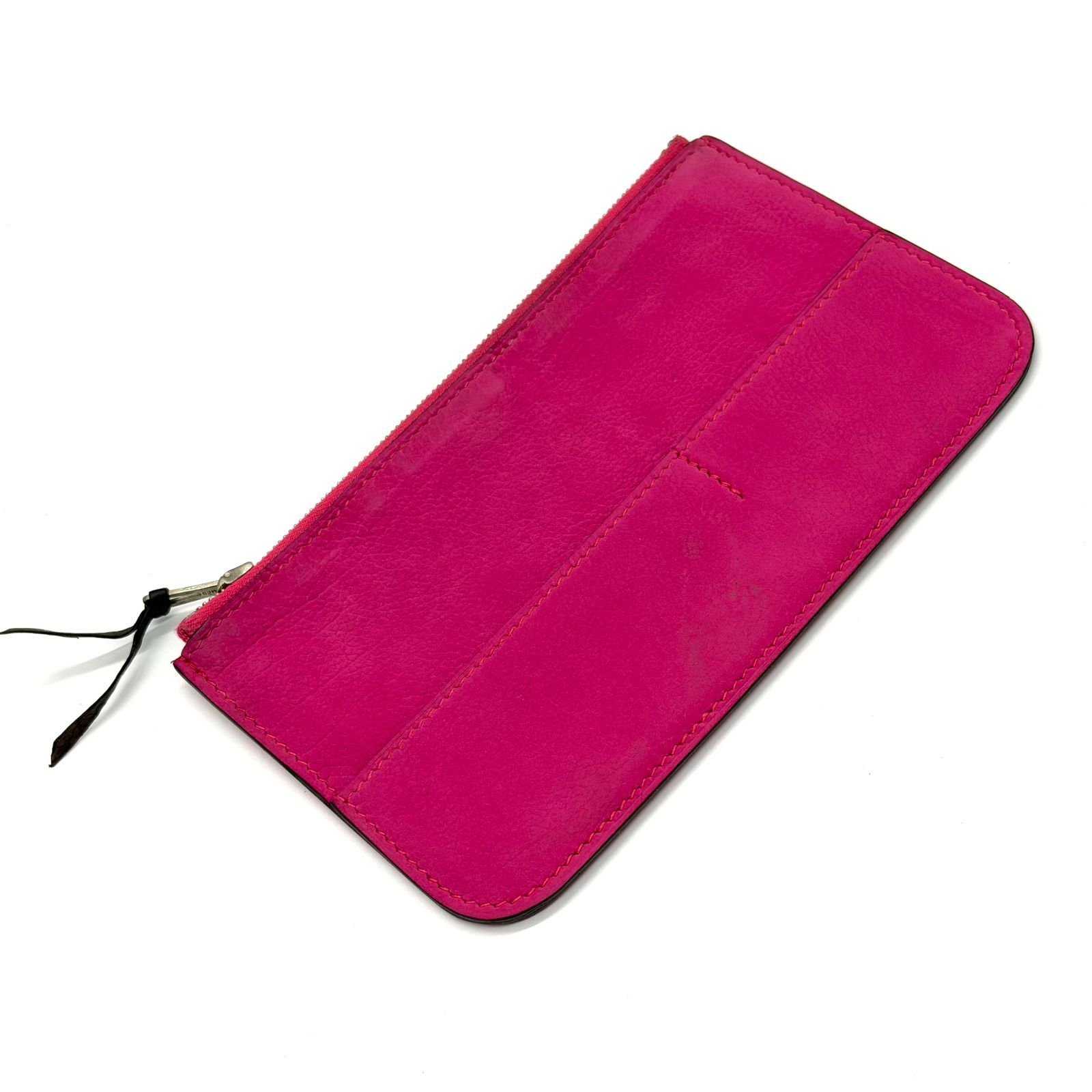 エルメス ドゴンデュオ バイカラー HERMES 二つ折り財布 ダーク  