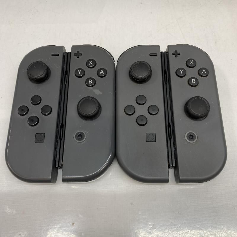 中古】ｹﾞｰﾑOP）ｼﾞｬﾝｸ)Switch Joy—Con ｸﾞﾚｰ4個まとめ 動作未保証