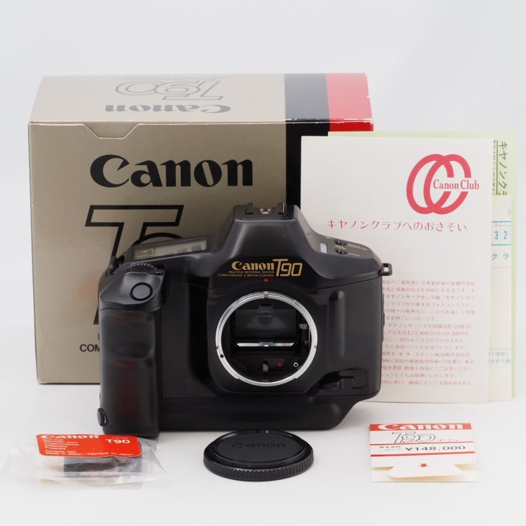 Canon キヤノン T90 ボディ 35mm SLR Film Camera Body 難あり品 元箱