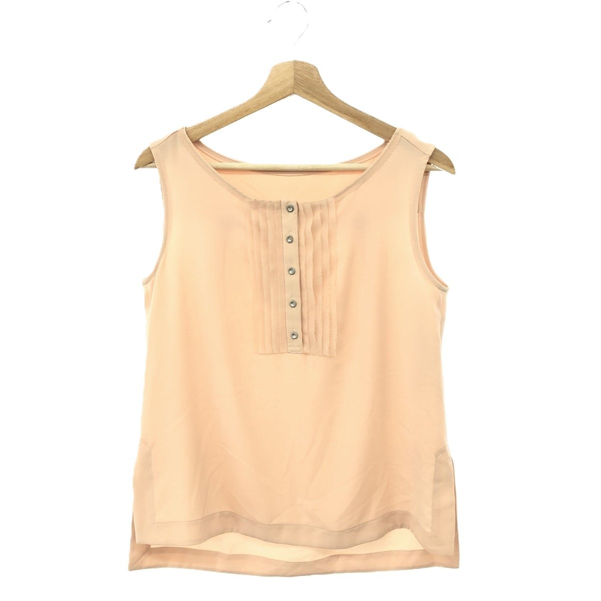 【全商品オープニング価格 特別価格】 FOXEY NEW YORK フォクシーニューヨーク ノースリーブ パウダー トップス