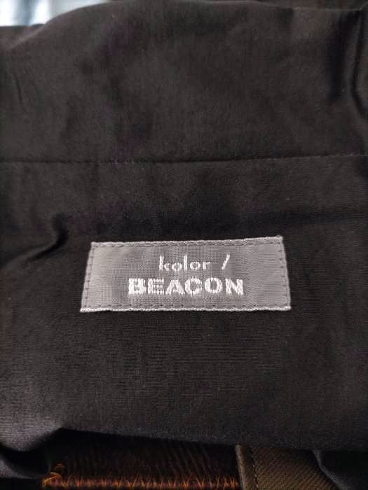 くみてふkolor BEACON 22SSタイプライターコーティングシャツ kolor BEACON カラービーコン タイプライターコーティングシャツ