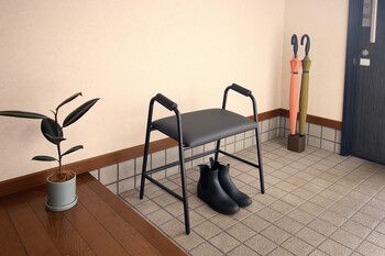 立ち上がりサポート玄関スツール シニア家具