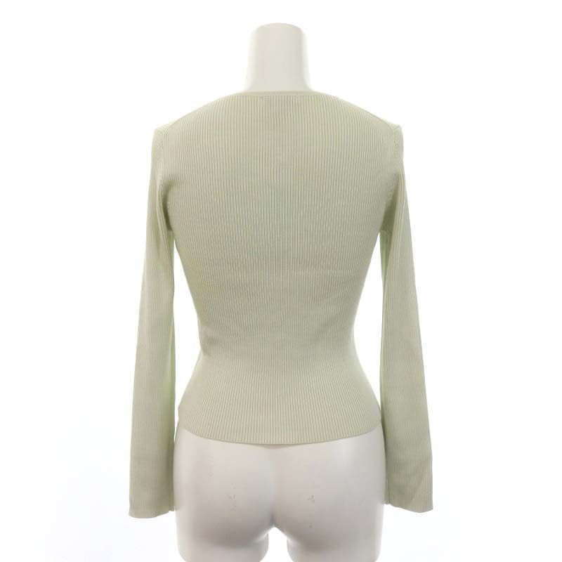 トッカ TOCCA 洗える SILK RIB カーディガン 長袖 シルク XS