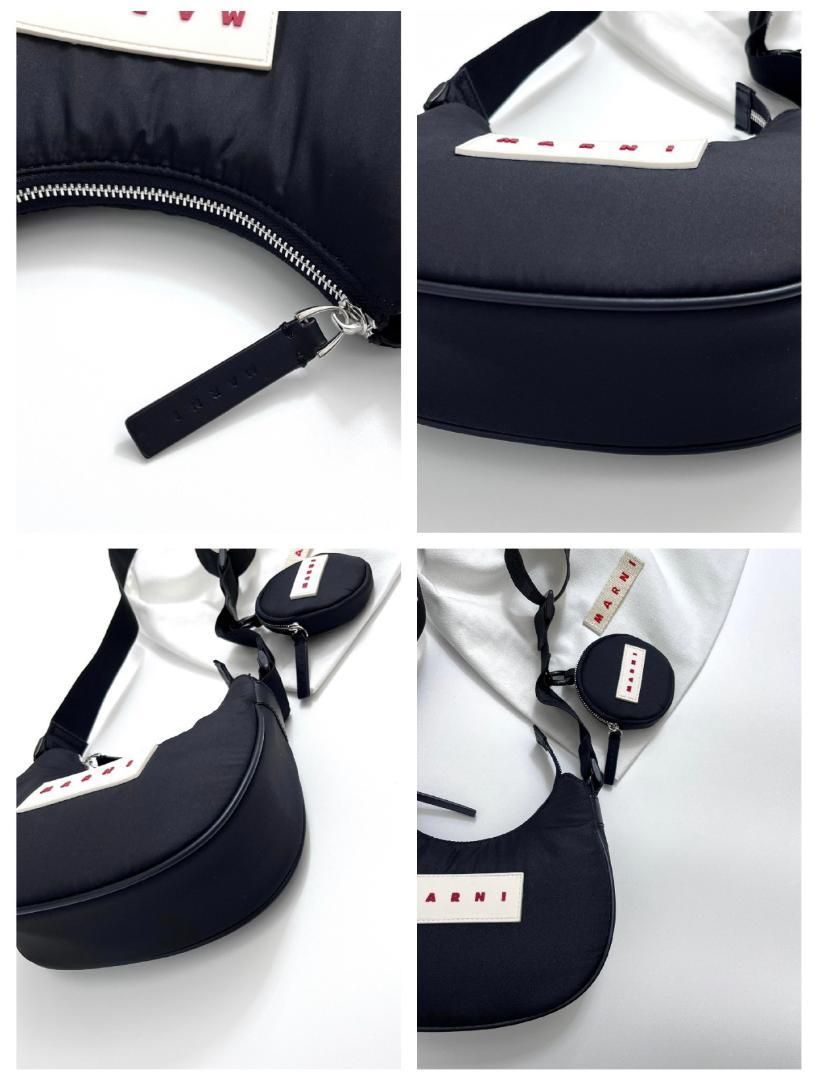 Marniマルニの黒ショルダーバッグ