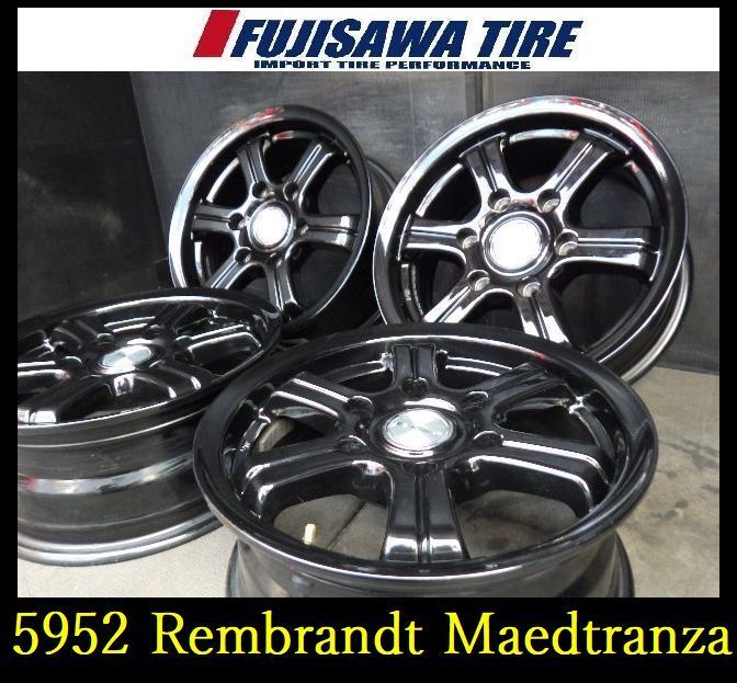 2952 B▲送料無料▲Rembrandt Maedtranza ホイール▲15x6.0J 6穴 PCD139.7 33▲4本