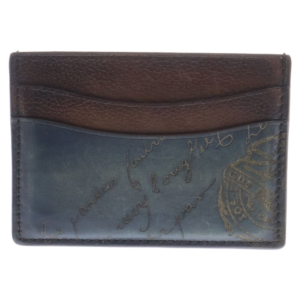 Berluti ベルルッティ BANBOU バンブー カリグラフィ カードケース 極美品▽Berluti ベルルッティ BANBOU バンブー カリグラフィ