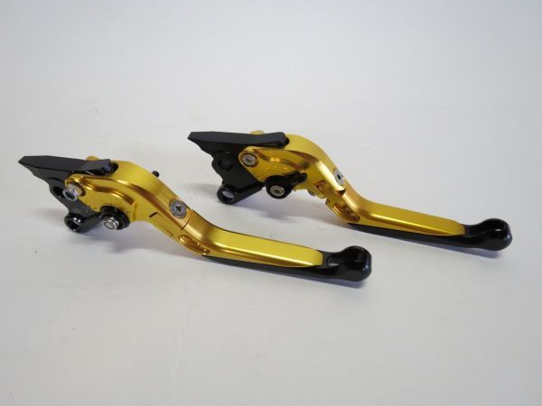 aprilia rs125 2005-2012 ビレットレバー ロング 金 