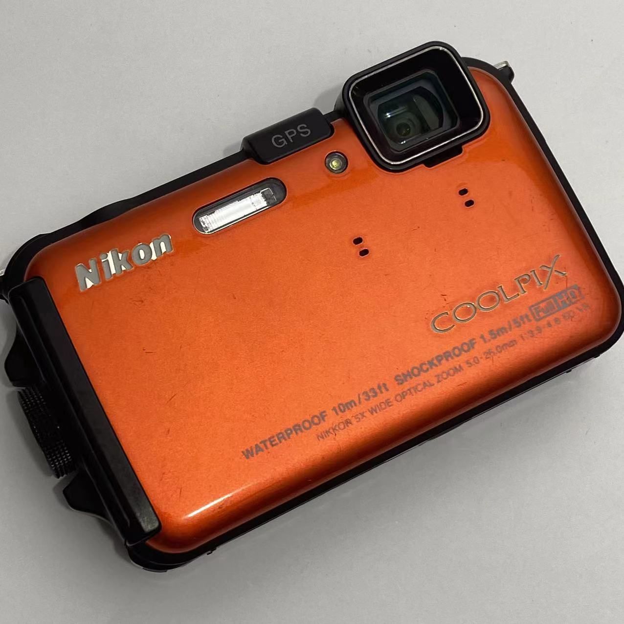 ニコン クールピクス AW100 サンシャインオレンジ デジタルカメラ