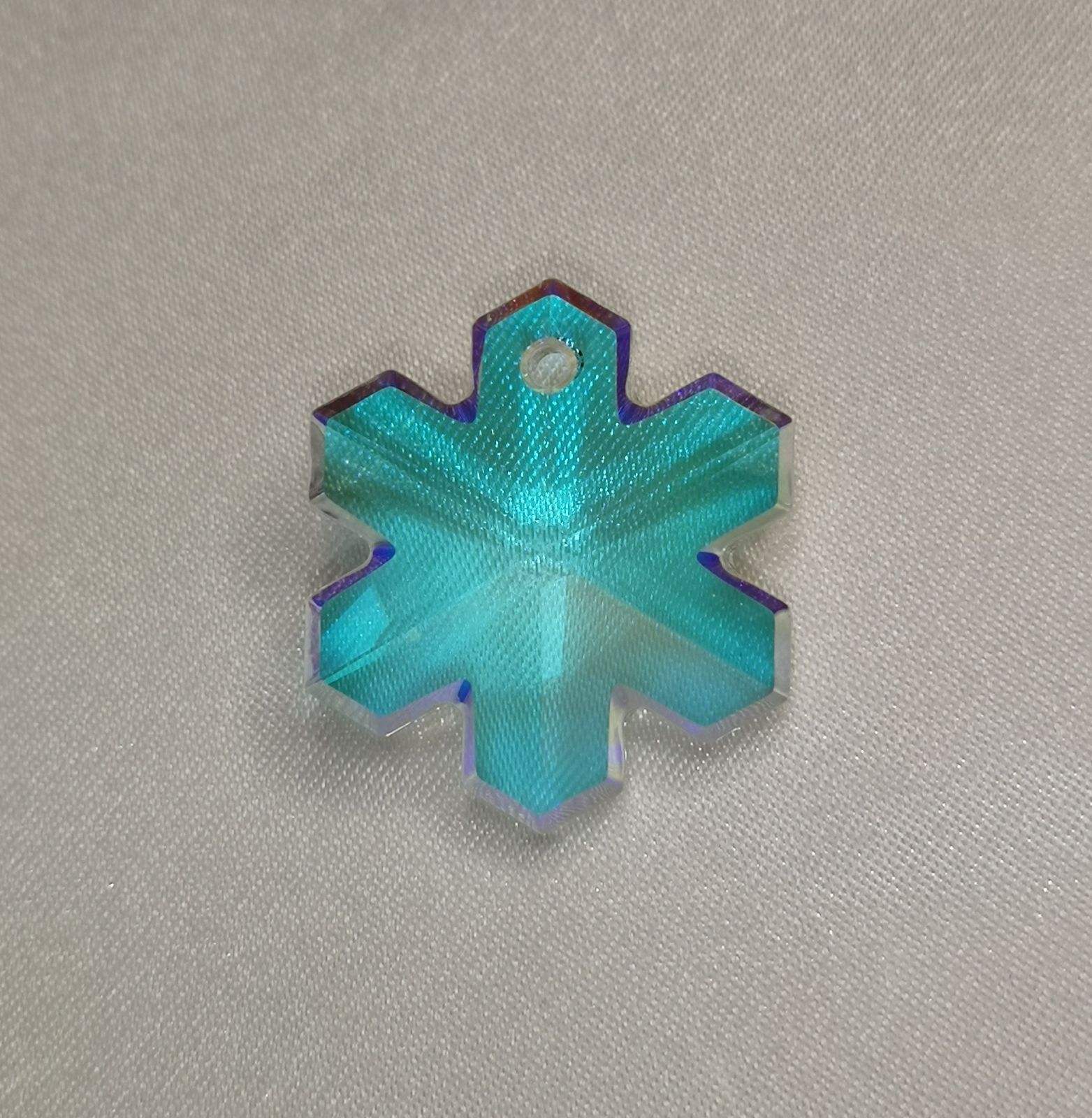 ネックレスセット スワロフスキー #6704 30mm スノー 雪 結晶