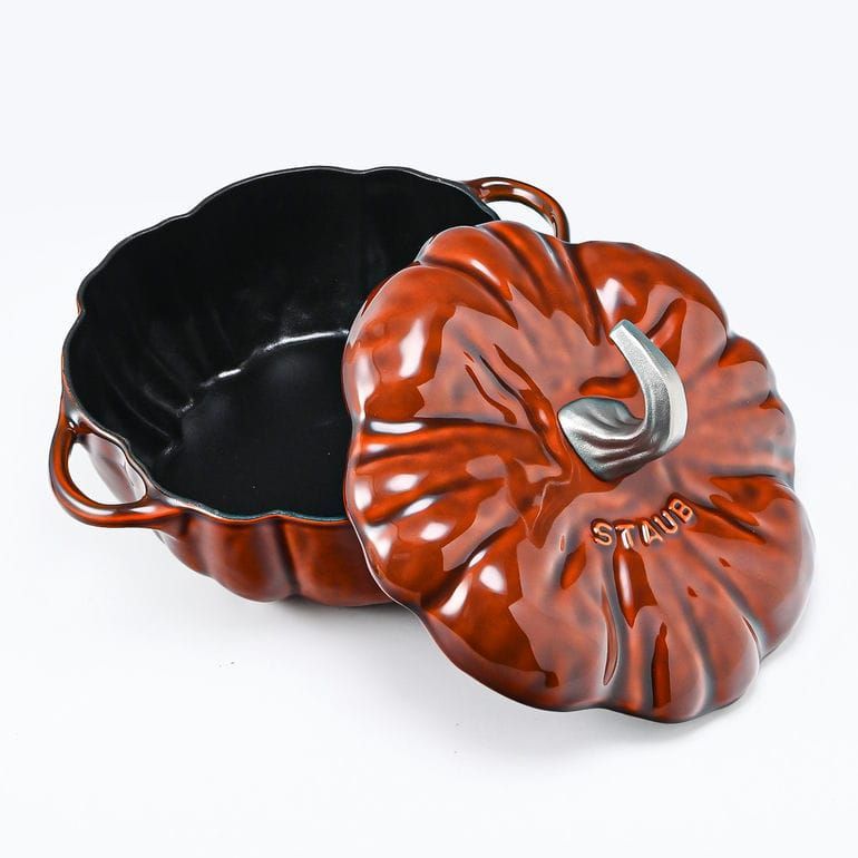 ストウヴ/STAUBパンプキンココットシナモン24cm/鋳鉄ホーロー両手鍋