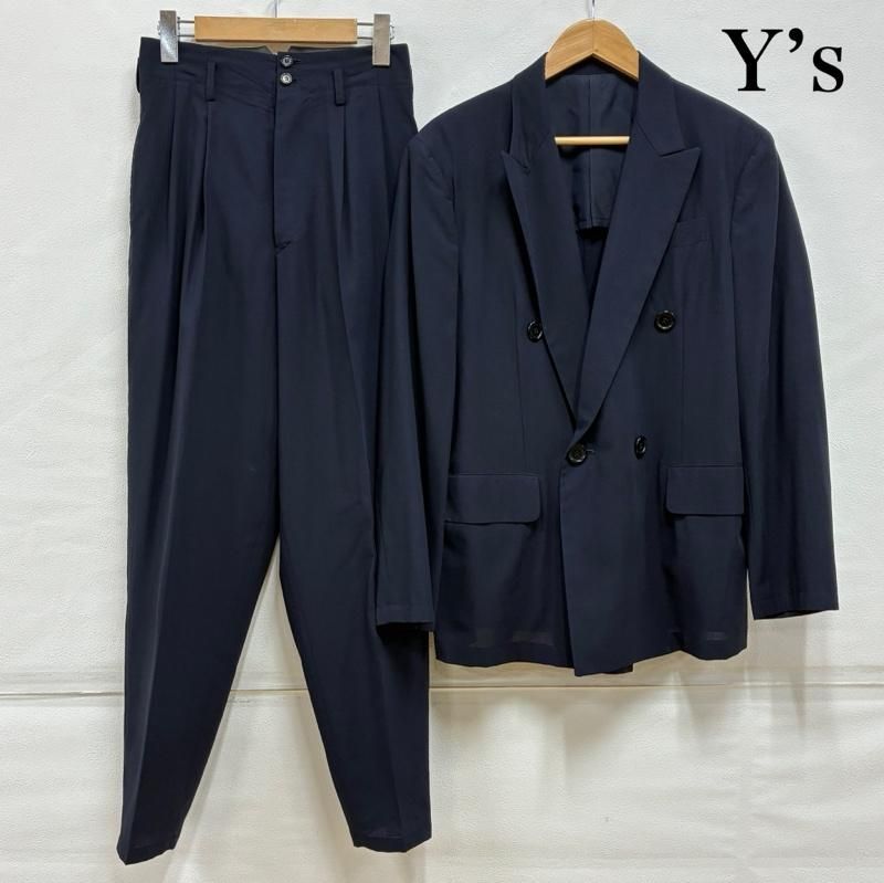 【大きいサイズ・3L】　パンツスーツ　テーラードジャケット　ダブル　紺ブレ ニッセン スーツ パンツ 大きいサイズ レディース ダブル