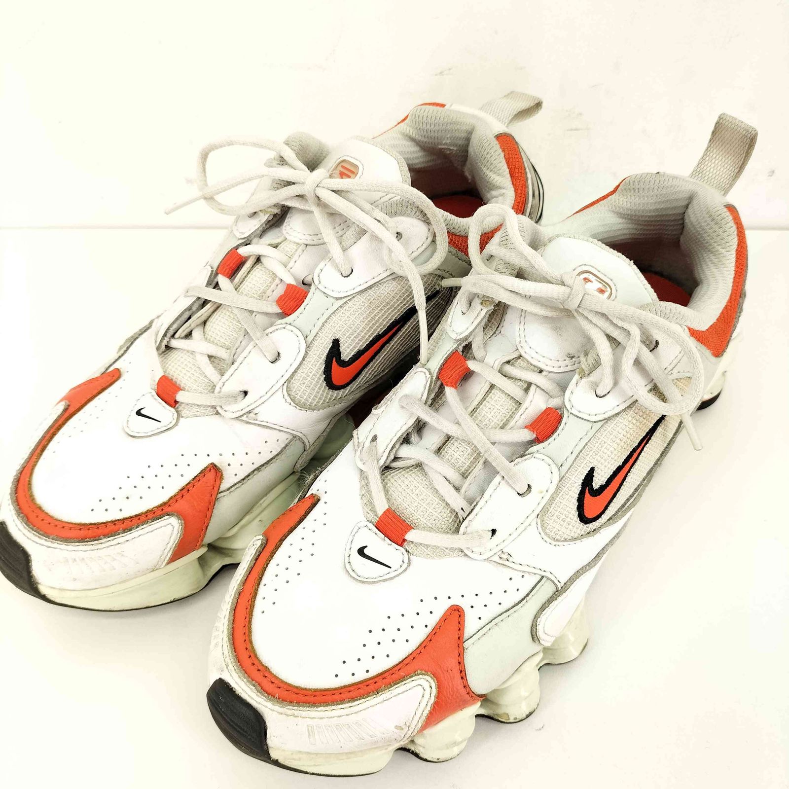 ナイキ NIKE Wmns Shox TL Nova White/Orange レディース JPN：24.5 
