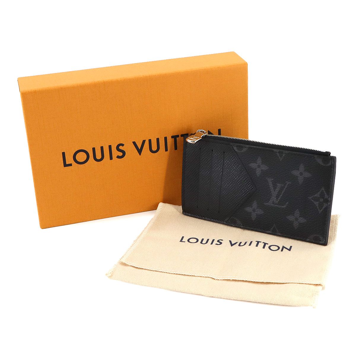 未使用 展示品 ルイ ヴィトン LOUIS VUITTON タイガ モノグラム エクリプス コインカード ホルダー コインケース M30271  90239381 - メルカリ