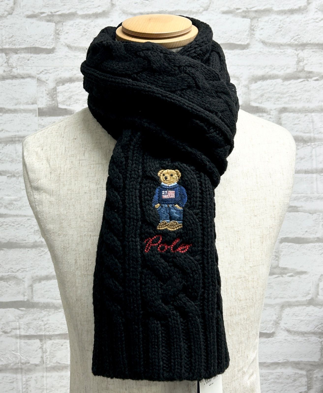 moon】Acne Studios♡ウールマフラー オートミールメランジ Acne