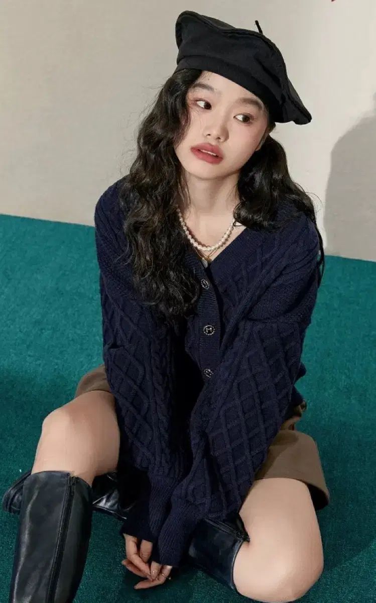 Kuose ケーブル カーディガン