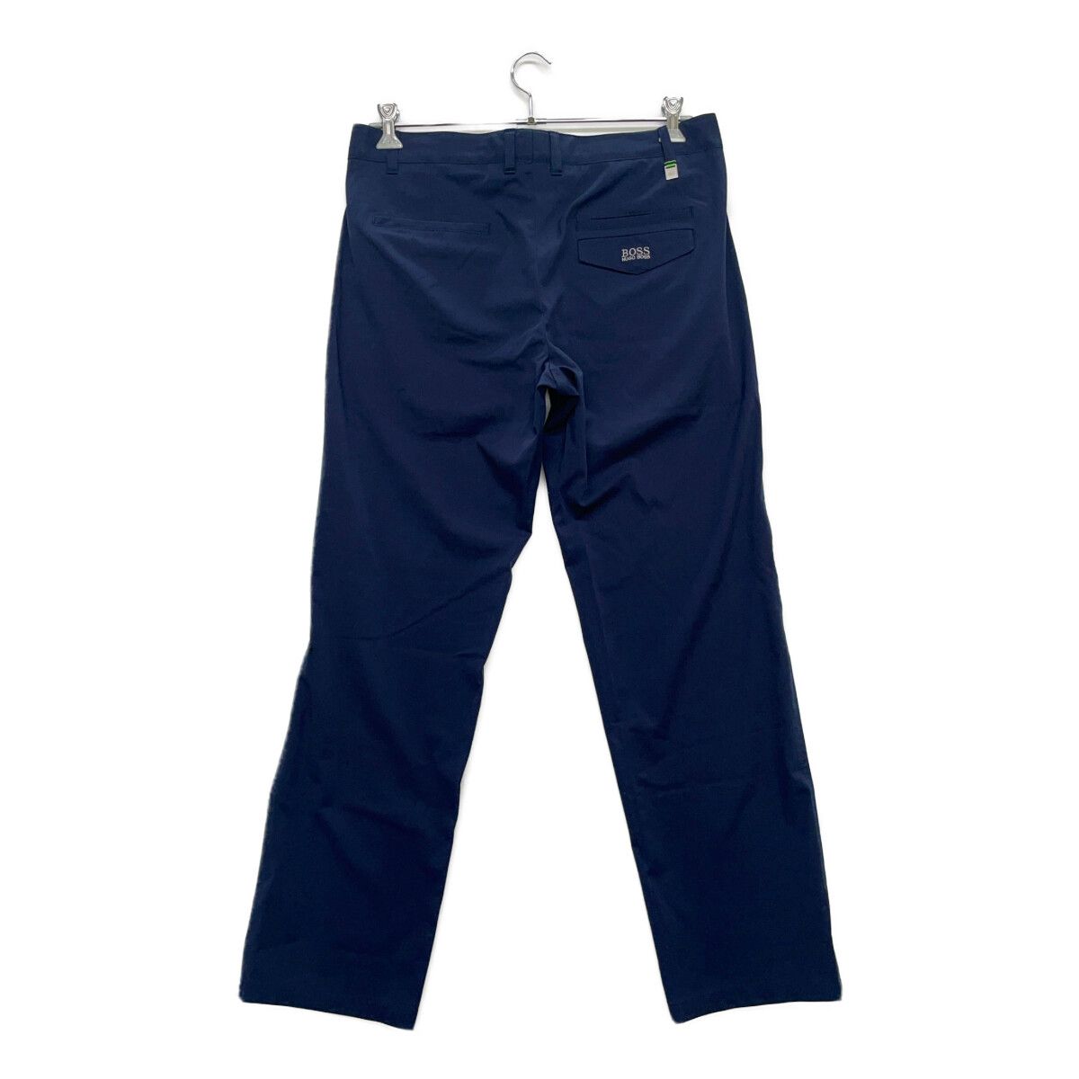 HUGO BOSS - coco 中古 ヒューゴボス HUGO BOSS メンズ パンツ (L) US/34R 紺 ネイビー ストレッチ ロングパンツ 中古 メンズ ヒューゴボス HUGO BOSS パンツ (L) US/34R 紺