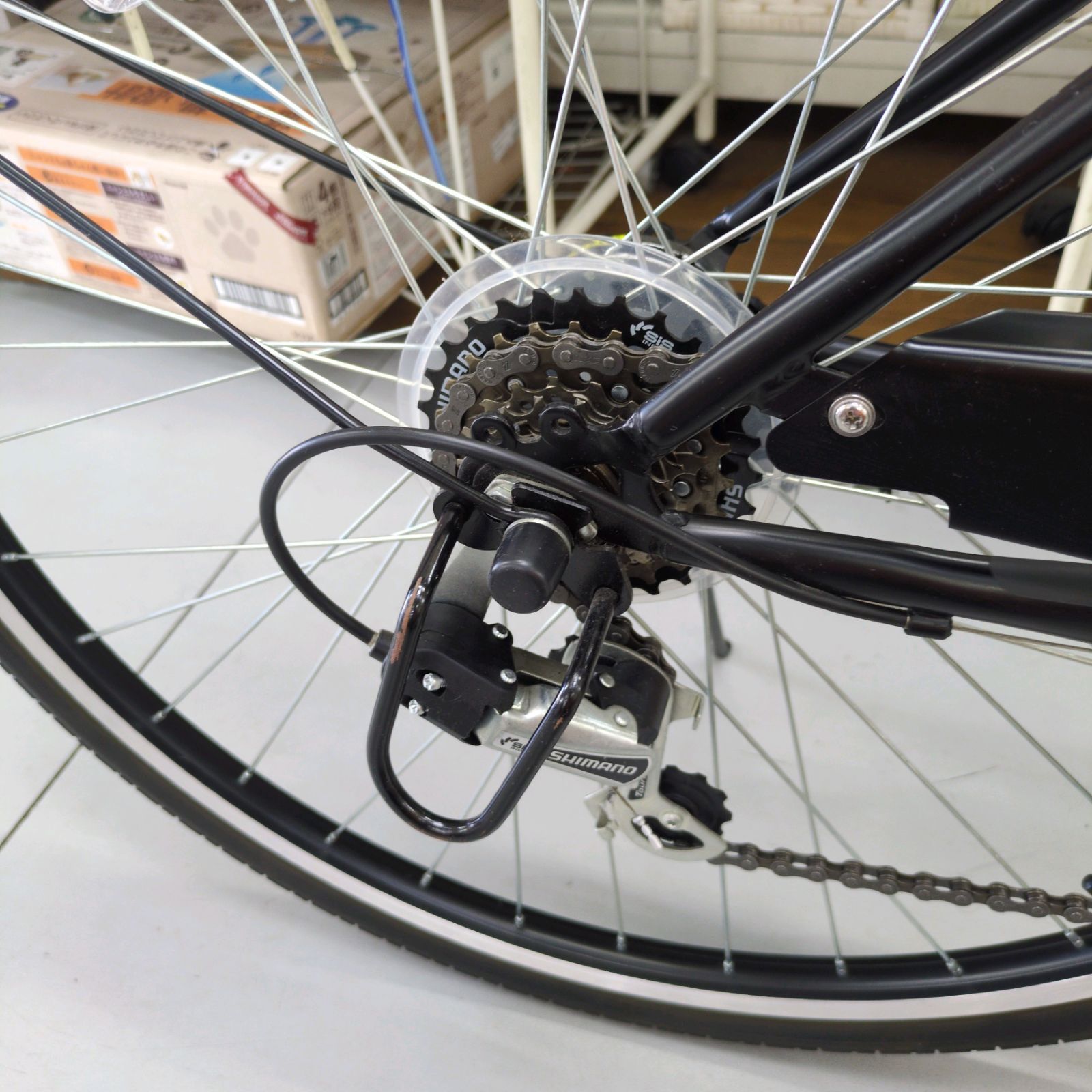 J203 ☆比較的ｷﾚｲ☆スポーツ軽快自転車☆DORACO CROSS☆LEDオート☆6段