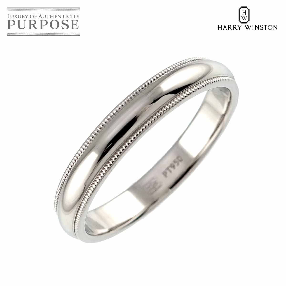 ハリーウィンストン HARRY WINSTON ミルグレイン 28.5号 リング Pt  