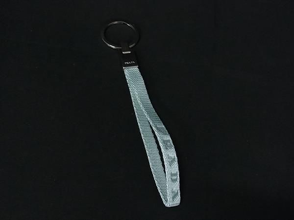 □美品□ PRADA プラダ ストラップ キーリング キーホルダー チャーム