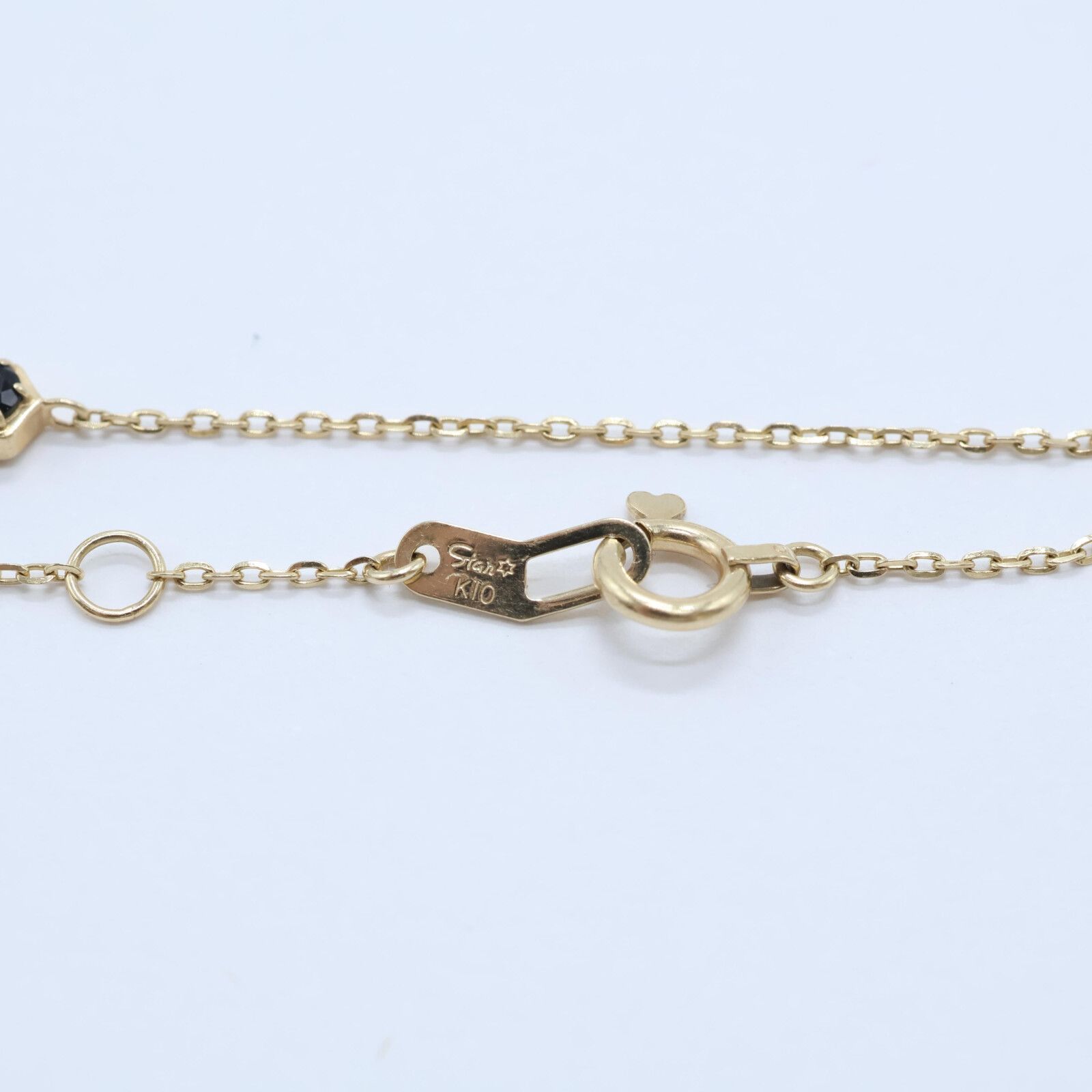 売り切りスタージュエリー k10ブレスレット ROUND HERRINGBONE CHAIN BRACELET 18cm(2JU0344)K10 ブレスレット