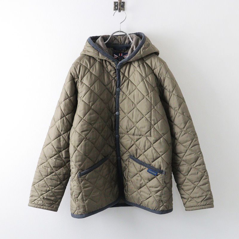 【美品】ラベンハム　LAVENHAM 38 ラベンハム LAVENHAM キルティング フーデッドコート 38