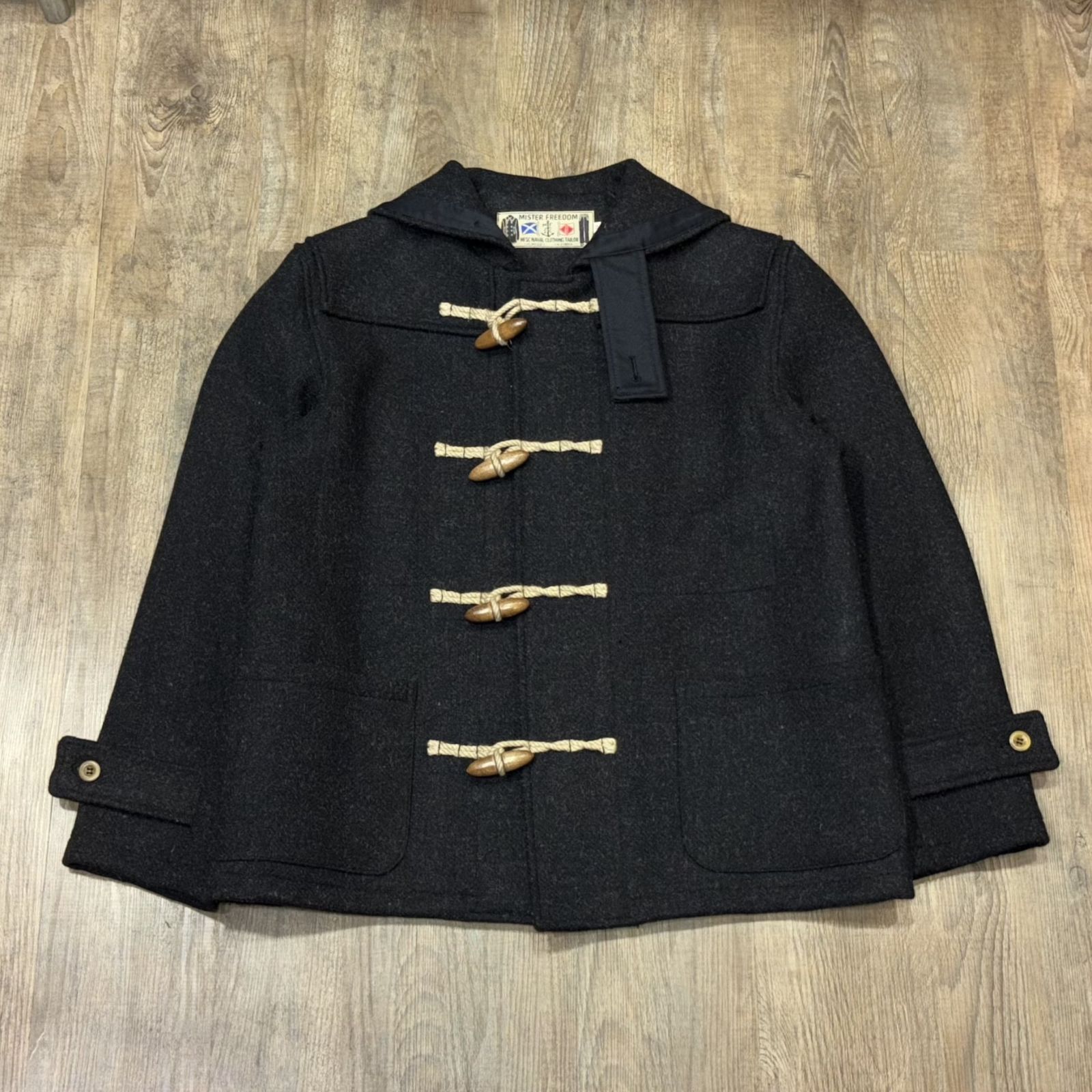 ミスターフリーダム シュガーケーン 30オンス ウール ダッフルコート ミリタリー 英軍 SC15636 116 チャコール