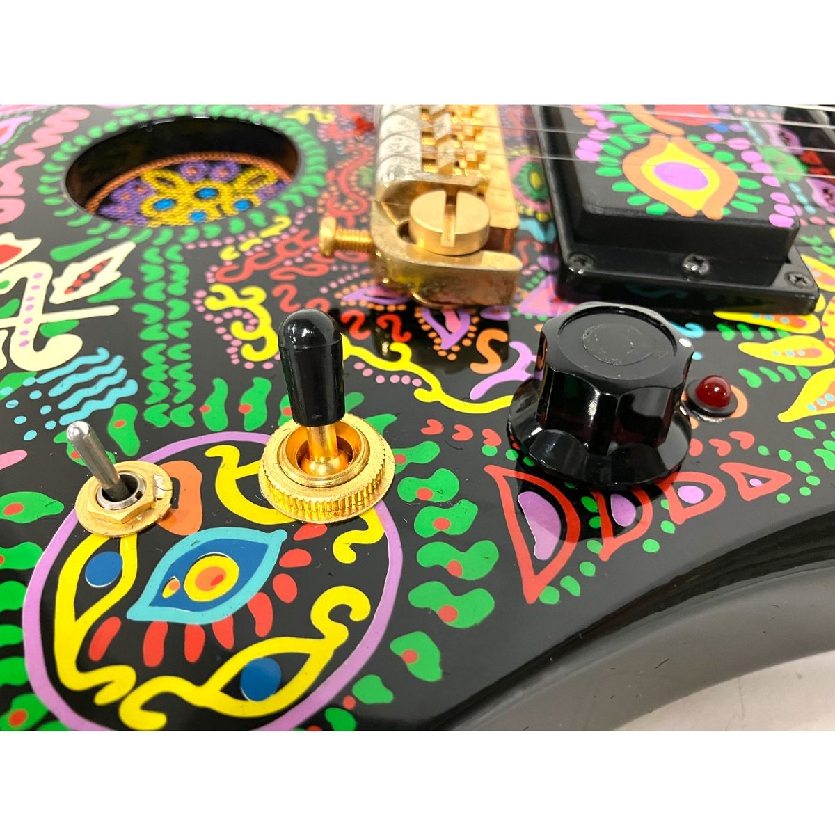 HIDE サイケ仕様 モッキンバード エレキ ギター 弦楽器 中古