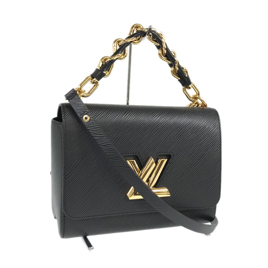 ルイ・ヴィトン LOUIS VUITTON エピ ツイストMM M21772 ブラック ゴールド レザー ハンドバッグ fsk【中古】 - メルカリ