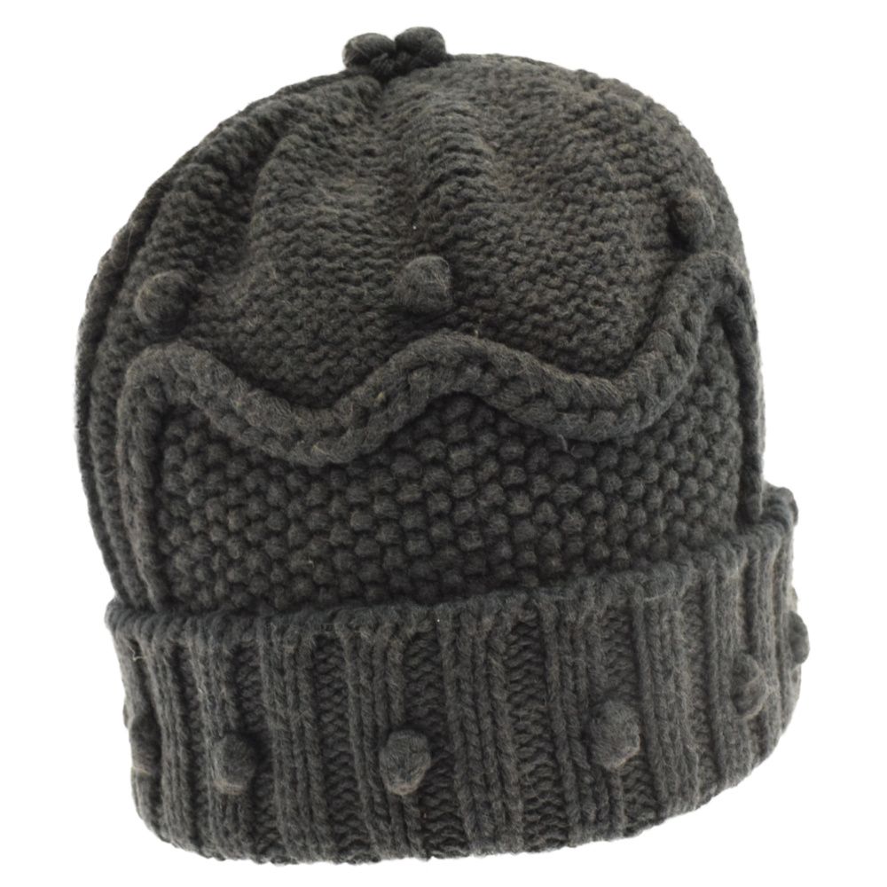 KAPITAL ナポレオンニットキャップ ハンドメイド キャピタル グレー KAPITAL (キャピタル) 綿 ハンドニット ナポレオンニット