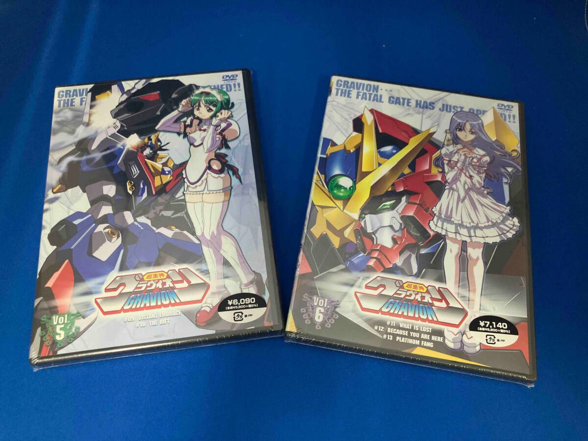 超重神グラヴィオン DVD 6巻セット　フィギュア付き限定版　未開封 Amazon.co.jp: 超重神グラヴィオン DVD 6巻セット フィギュア