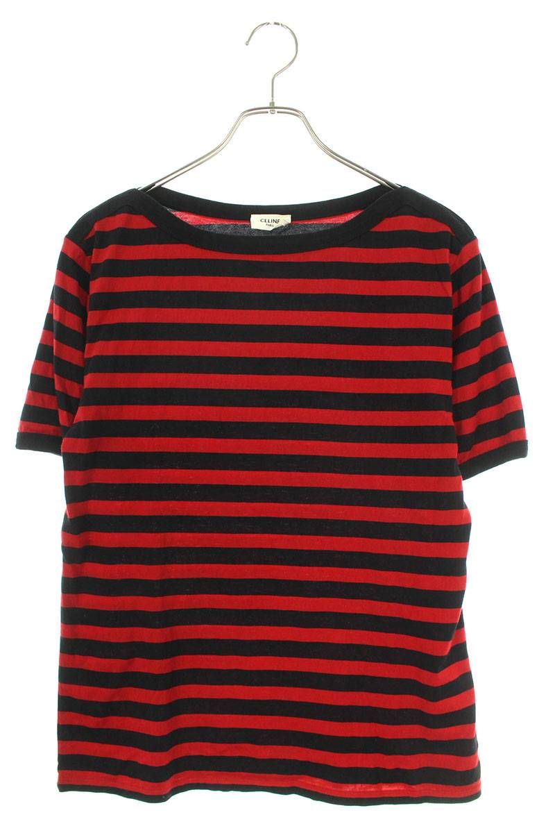 セリーヌバイエディスリマン 2X059328E マリンボーダーTシャツ メンズ
