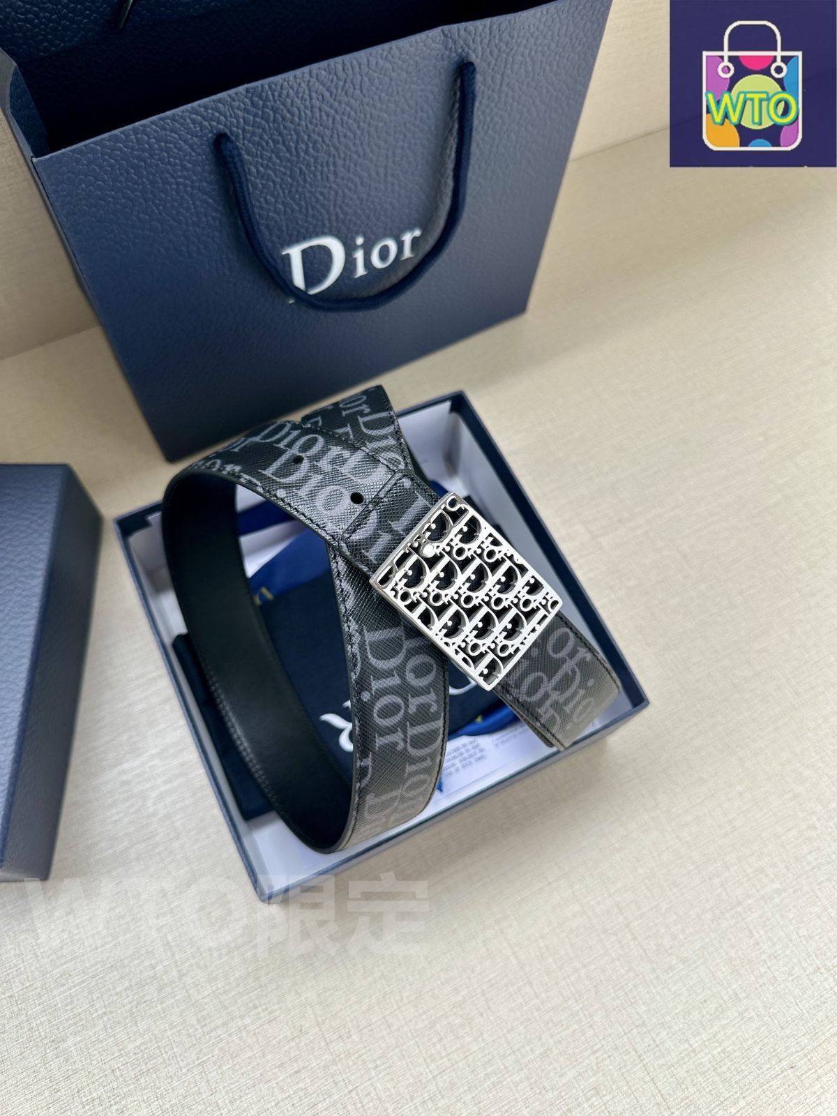 今日特価】Dior ディオール 35mm 両面ベルト-1 - メルカリ