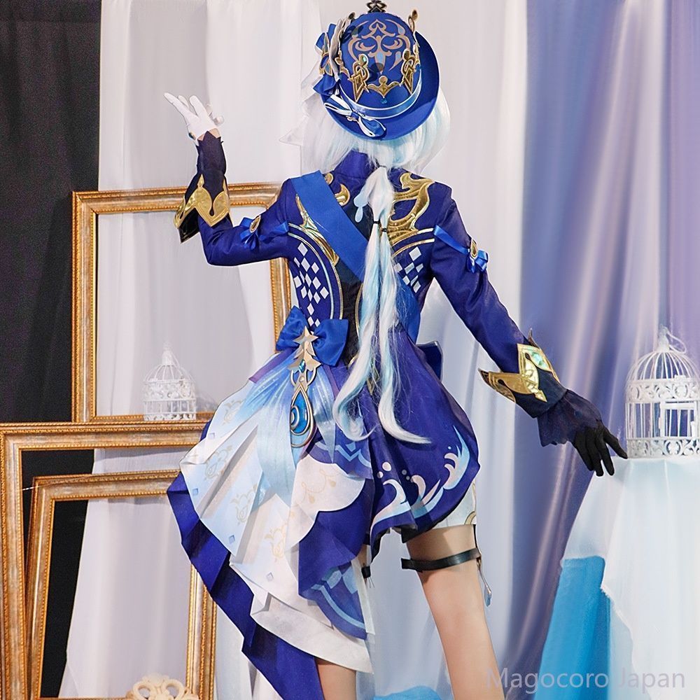 コスプレ衣装原神フリーナアニメ女性用フォンテーヌコスプレ二次元コスチュームフルセット水の神