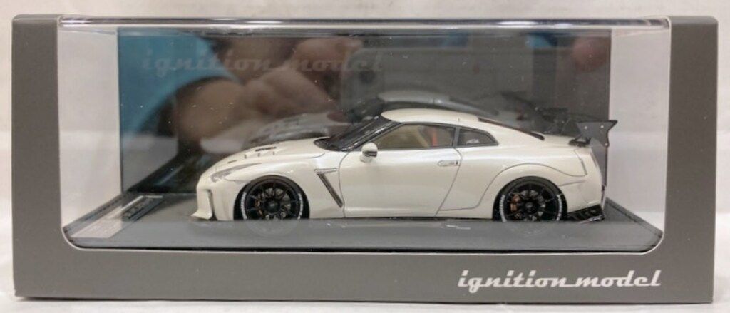 ignition model 1/43 TOP SECRET GT-R (R35) White Peal IG1543 - メルカリ