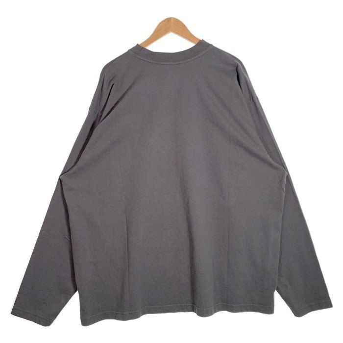 YZY GAP イージー ギャップ LONG SLEEVE T-SHIRT ロングスリーブTシャツ DGRY Size 2XL