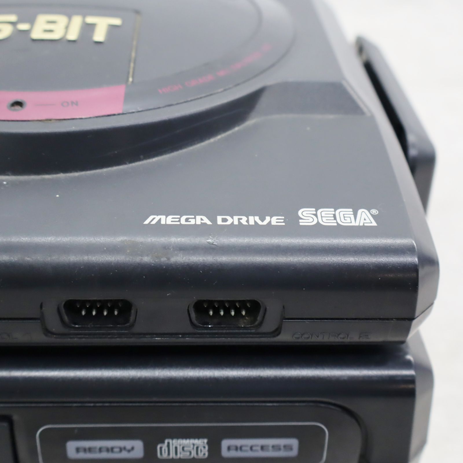 ◆ 本体のみ｜メガドライブ本体とメガCDのセット｜SEGA セガ HAA-2510 HAA-2910 MEGA-CD｜ゲーム機 本体 ジャンク レトロ■P2118