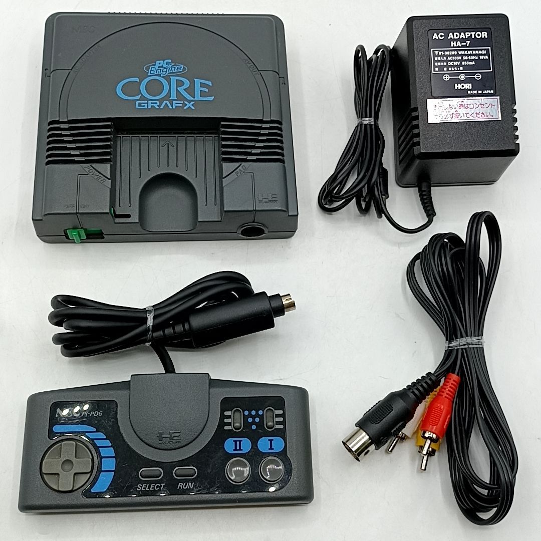 動作品 NEC PCエンジン コアグラフィックス 本体一式セット PC Engine Core Grafx
