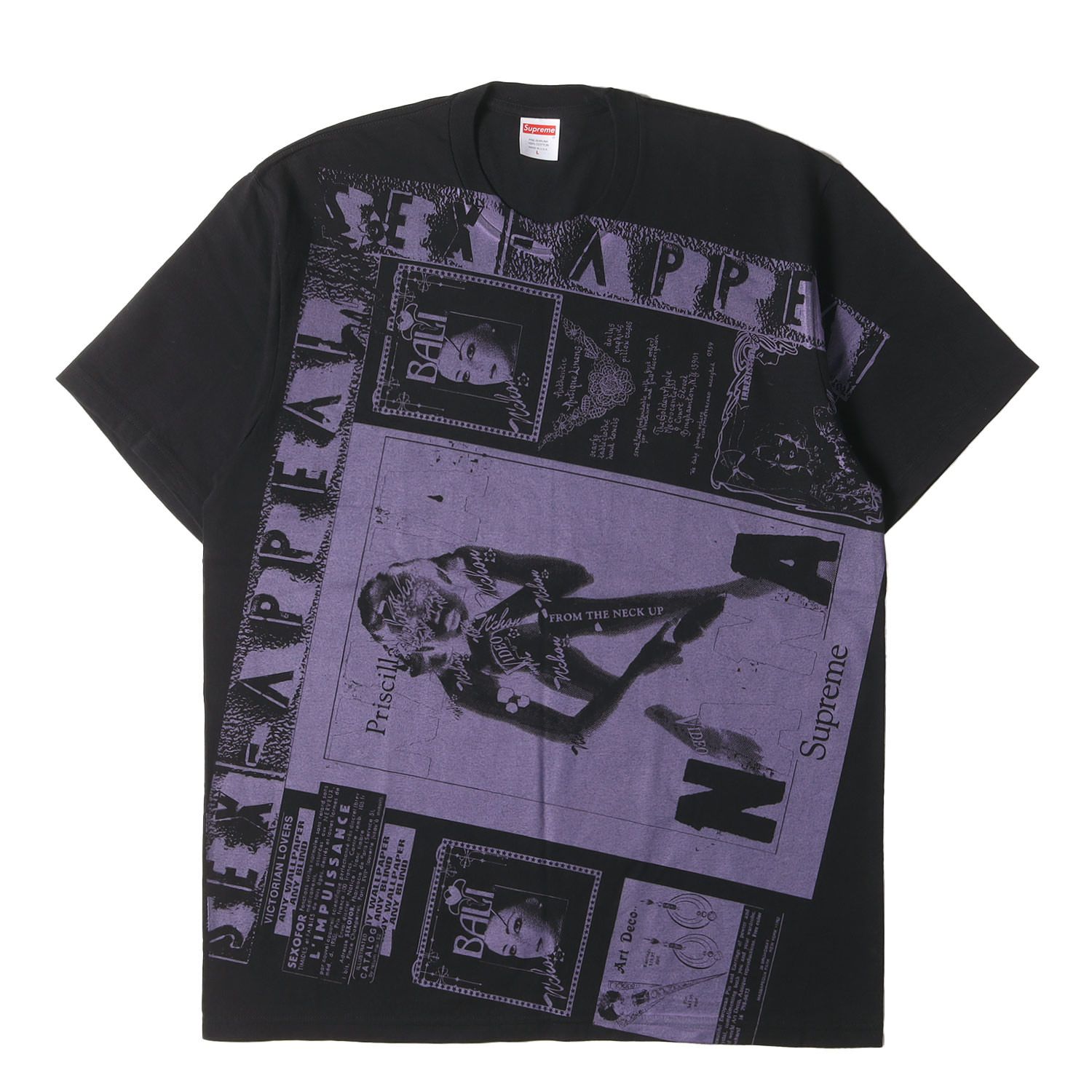 Supreme シュプリーム ブラック Tシャツ ラージサイズ ユニセック 美品】サイズ【XXL】シュプリーム Supreme 24AW／ 4 Life Tee