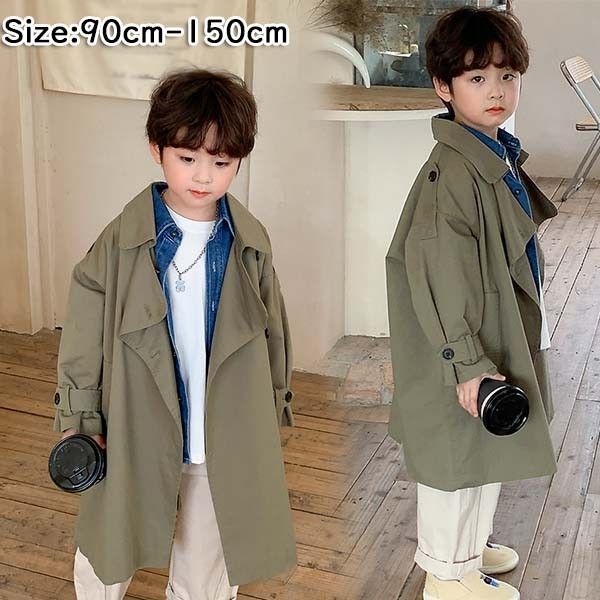トレンチコート キッズ キッズコート アウター 入学式 発表会 七五三 チェスターコート お宮参り キッズ服 男の子 子供服 nee3u473708