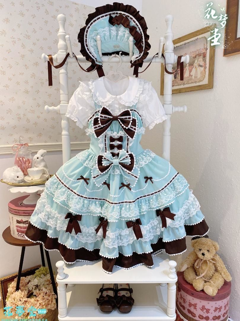 25年 ♥ドレス コスプレロリータセット 仮装 オリジナル 洋服 ロリータ ワンピース 撮影会 舞台 イベント 原野空間-46