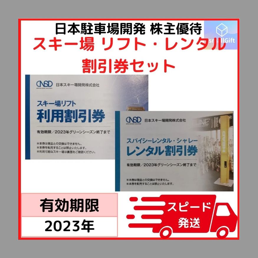 日本駐車場開発 株主優待 2セット - スキー場