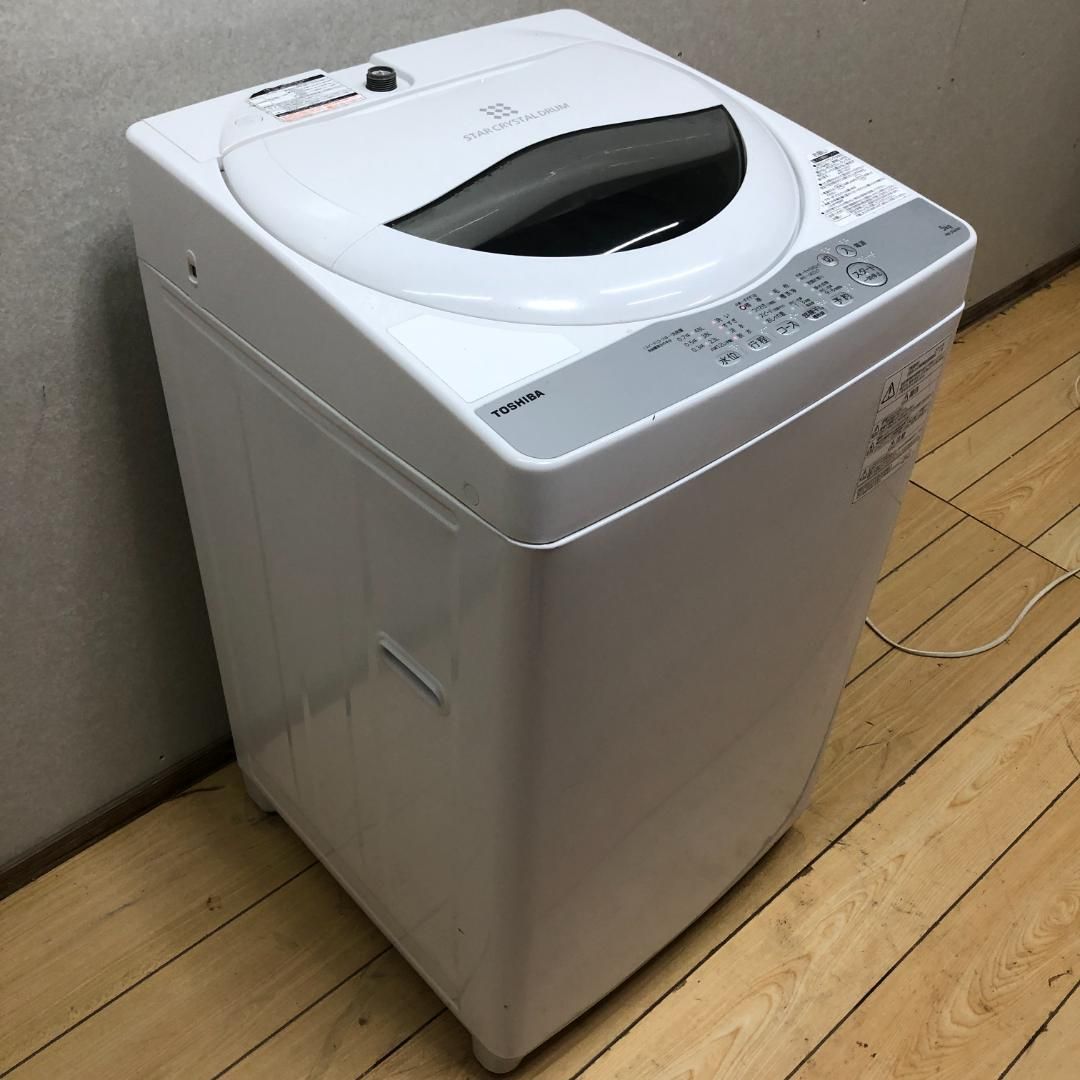 東芝 洗濯機 AW-5G6 5kg 2018年製 一人暮らし　250614-2 東芝 洗濯機 AW-5G6 5kg 2018年製 一人暮らし 250614-2 - メルカリ