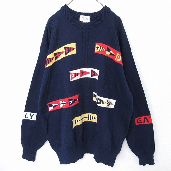 パーリーゲイツ PEARLYGATES コットンニット セーター ゴルフウェア