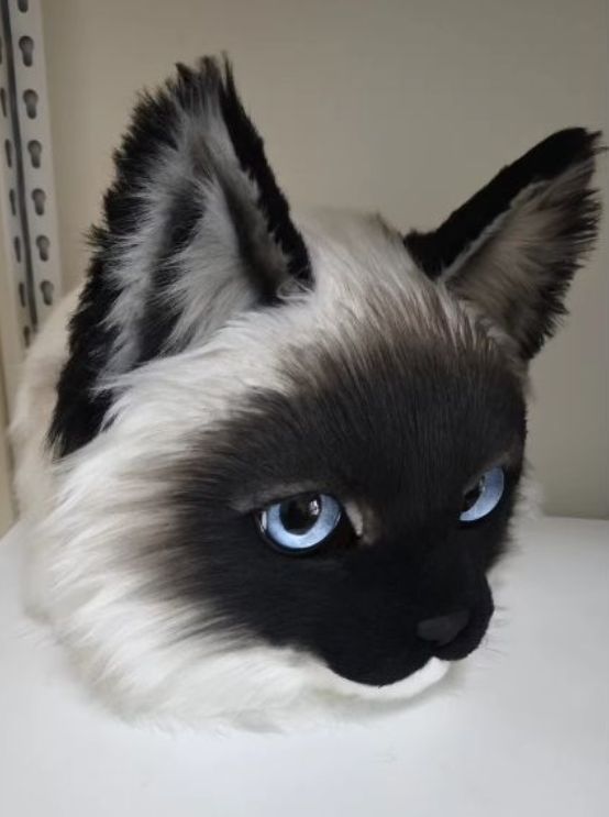着ぐるみヘッド 猫 リアルスタイル 全頭ヘッド ケモノ ファースーツ ぬいぐるみ コスプレ コスチューム kigurumi 一点物 USTAUSTRALIA_COM_AU