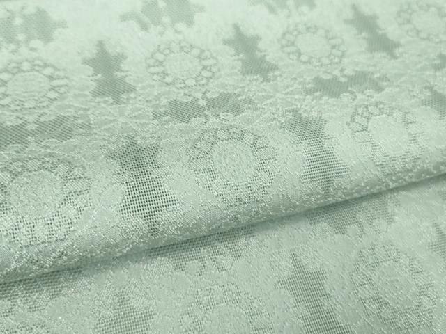 平和屋着物■極上　夏物　京都西陣・想屋謹製　色無地　刺繍　霞紋紗　白藍色　銀通し地　やまと誂製　逸品　未使用　DZAA7120kh5 平和屋着物□極上 夏物 京都西陣・想屋謹製 色無地 刺繍 霞紋